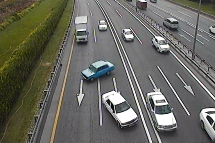 Aeroport yolunda maşınlar belə toqquşdu - ANBAAN VİDEO 