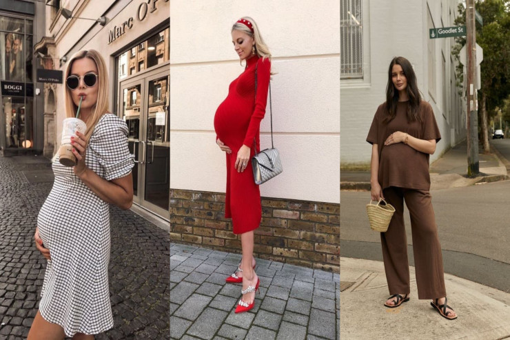 Yay ayları üçün  hamiləlik paltarları  