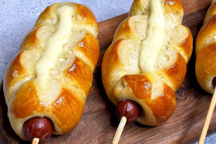 Çox asan hazırlanan   yumşaq və çox dadlı "hotdog" resepti