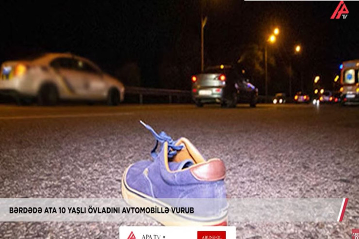 Bərdədə ata 10 yaşlı övladını avtomobillə vurub - VİDEO 
