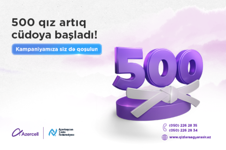 500 qız artıq cüdoya başlayıb