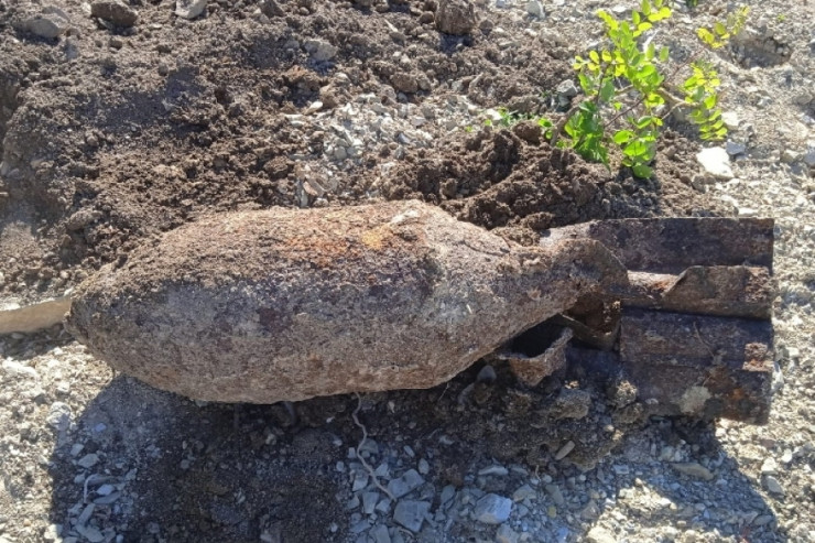 İkinci Dünya müharibəsindən qalan aviabomba tapıldı