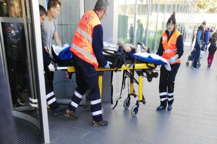 Binadan yıxılan futbolçunu  qatar vurub öldürdü 