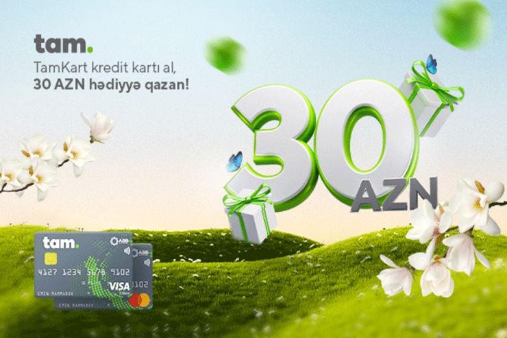 TamKart al, 30 manatadək  hədiyyə qazan!