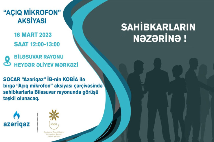 "Azəriqaz"ın növbəti görüşü Biləsuvarda KEÇİRİLƏCƏK 