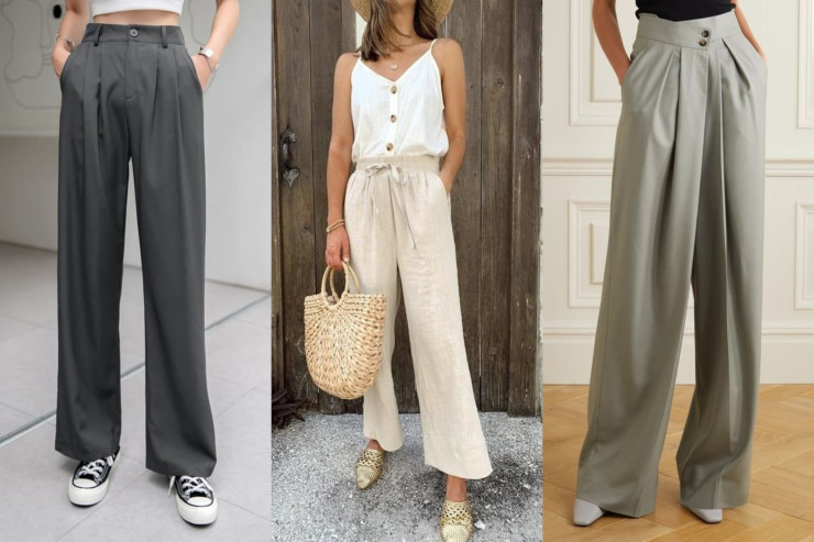 Yaşı 50-ni keçən qadınlar üçün  ideal 6 şalvar   modeli -  FOTO 