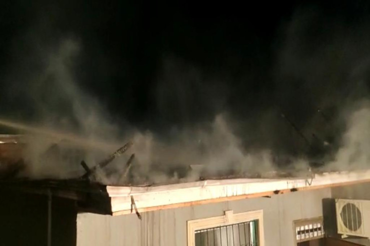 Bakıda kafedə YANĞIN   - VİDEO 