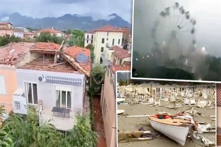 Güclü yağış şəhəri vurdu, ölənlər var