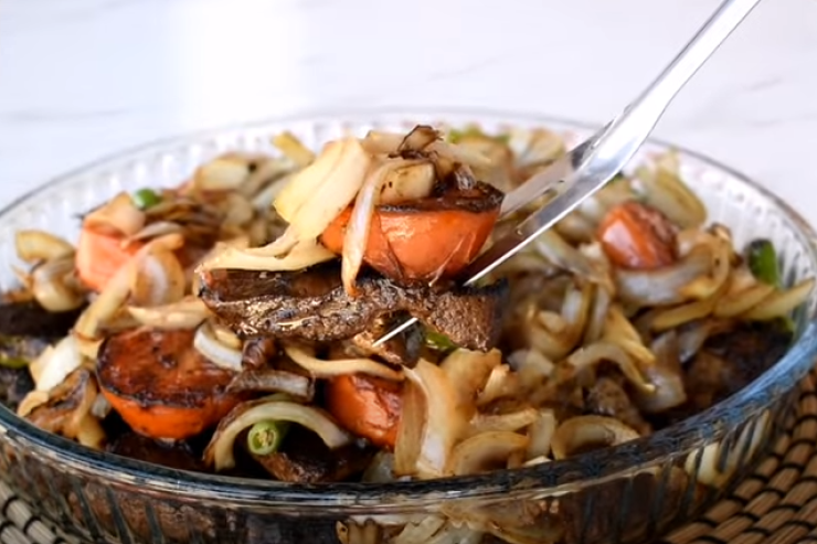 Ciyəri belə bişirin – Ona  alma əlavə edin 