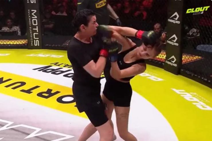 Ana oğlunun  keçmiş sevgilisini   nokaut etdi -  VİDEO 