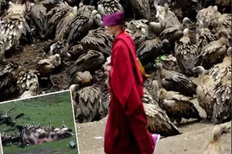 Ölülərini  qarğalara   yedizdirirlər -  Qan donduran adətlər 