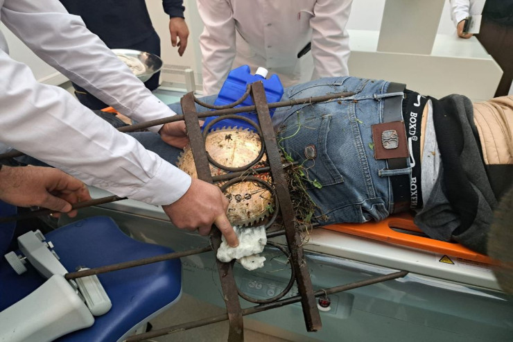 Qobustanda  hasardan tullanan   yeniyetmə ağır yaralandı