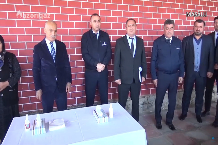 Masallı rayonunun Ninəlov kəndinin qazlaşdırılması başa çatdı