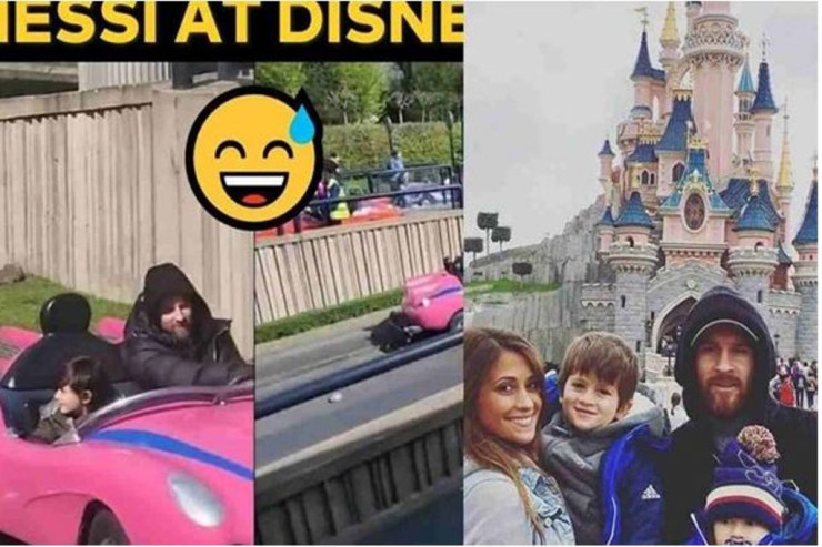 Messi oğlu ilə görün nə etdi? - VİDEO 