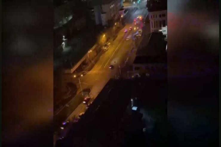 15 polis maşını   sürücünün arxasına düşdü - VİDEO 