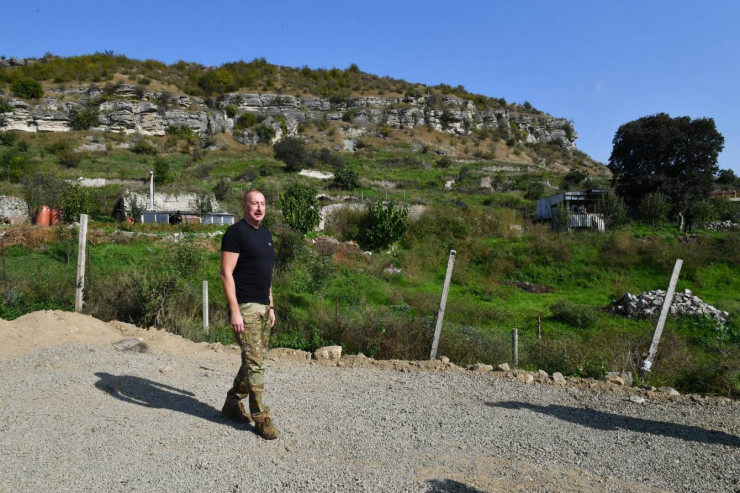 Prezident Malıbəyli kəndində-FOTO 