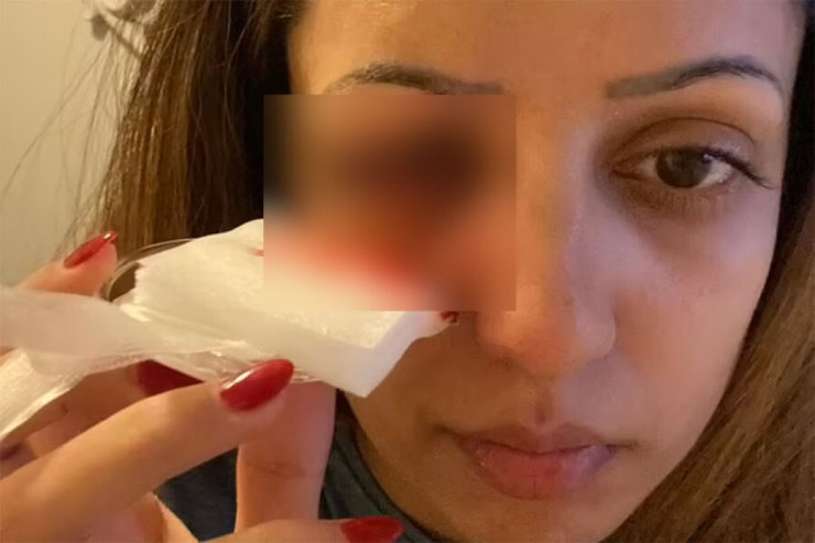 Hovuzda çiməndən sonra gözləri görmədi