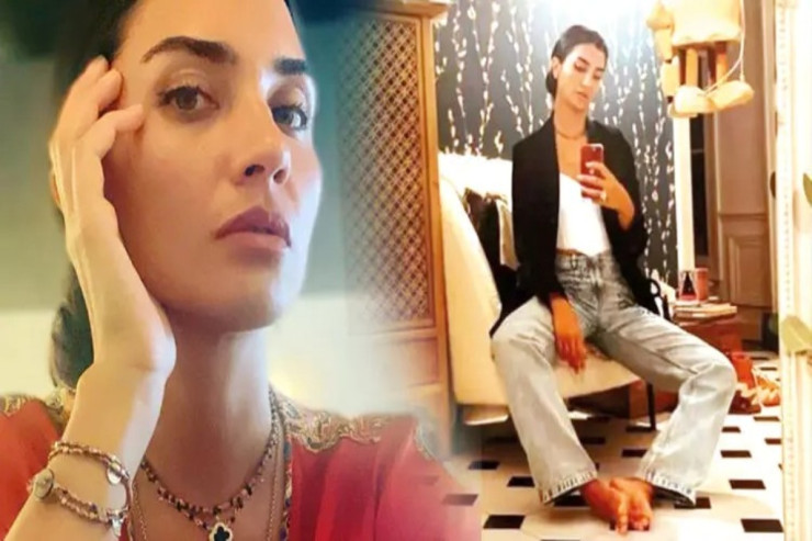 Tuba Büyüküstün Parisdəki evinin fotosunu  paylaşdı