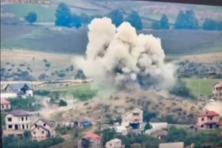 Ermənilərin Xankəndidəki zenit-raket kompleksi belə MƏHV EDİLDİ  - VİDEO 