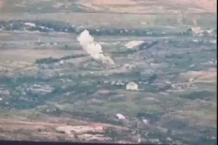 Ermənilərin hava hücumundan müdafiə sistemi belə vuruldu - VİDEO 