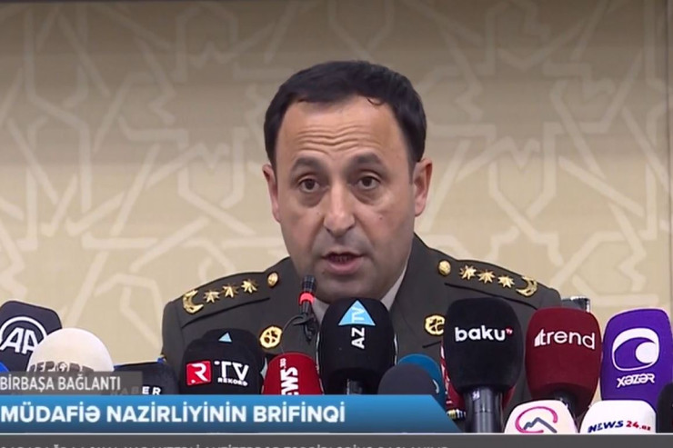 Müdafiə Nazirliyi brifinq keçirdi - VİDEO 