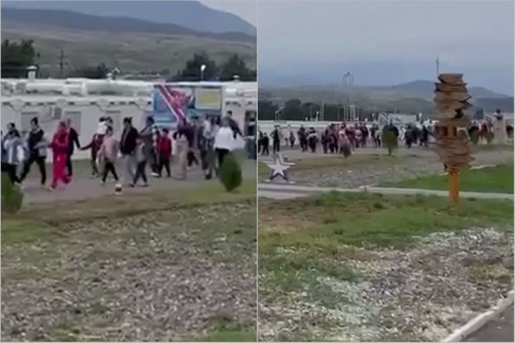 Ermənilər Qarabağı tərk edir - VİDEO 