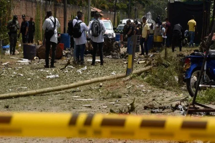 Polis bölməsi yaxınlığında PARTLAYIŞ:   Ölən və yaralananlar var