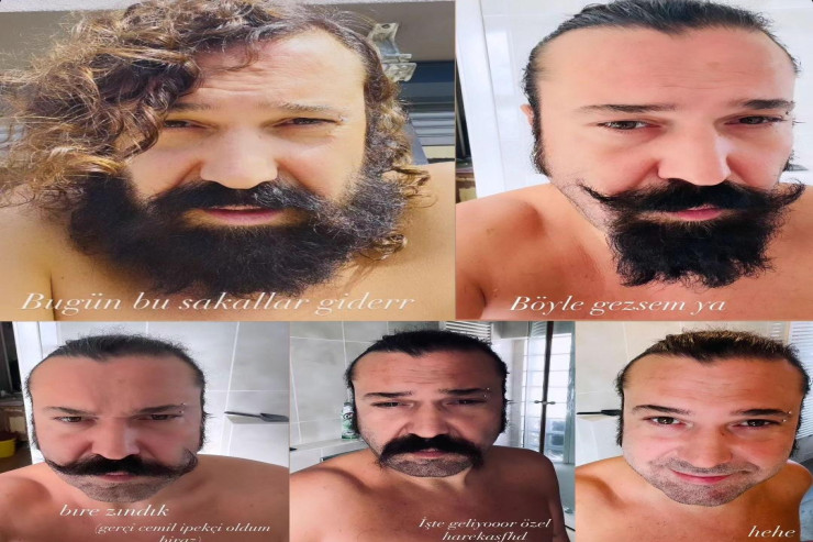 Halil Sezai saqqallarından belə qurtuldu -FOTO 