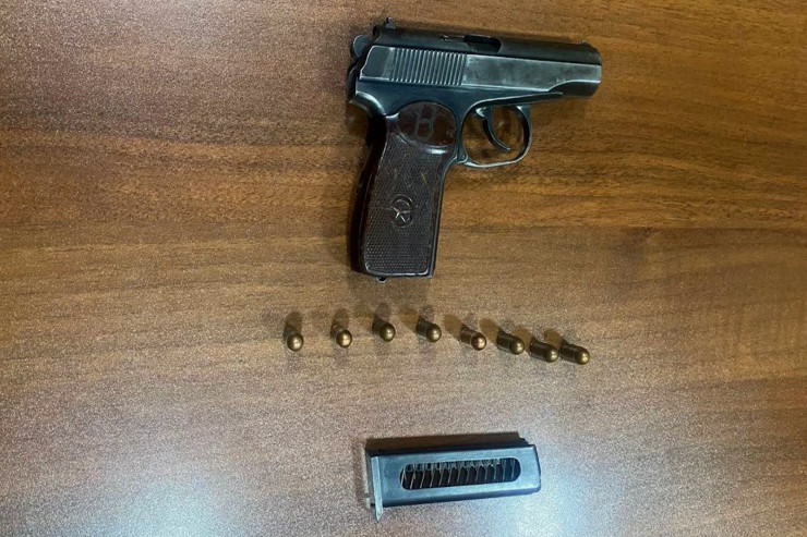 Binədə üzərində “Makarov” gəzdirən şəxs saxlanılıb 