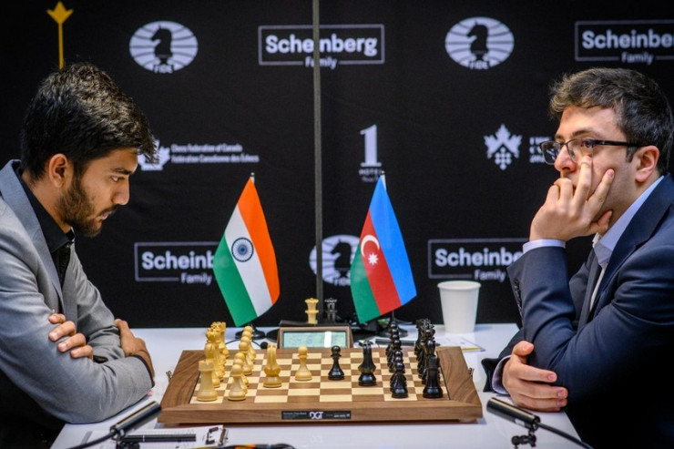 Nicat Abasov hindistanlı şahmatçıyla heç-heçə etdi 