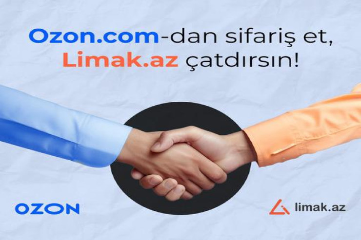 Ozon.com  Limak.az ilə daha əlçatan oldu