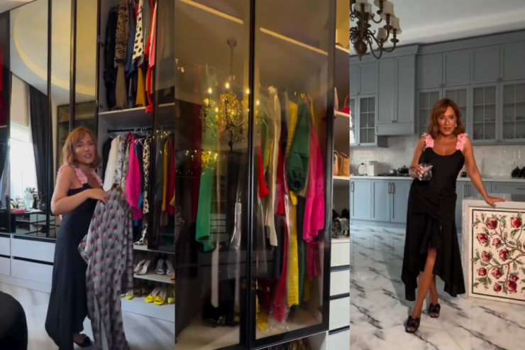 Xalq artisti dəbdəbəli villasını  nümayiş etdirdi