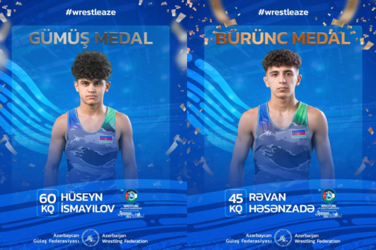 Daha iki güləşçimiz dünya çempionatında MEDAL QAZANDI 