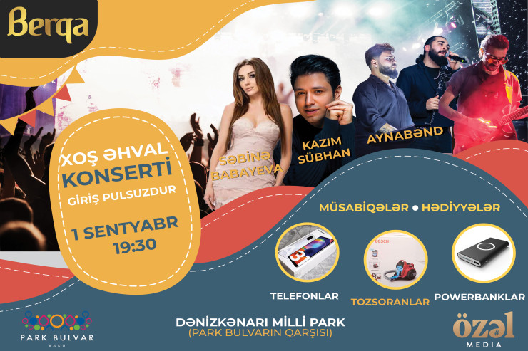“Berqa” silsilə konsertlərini müxtəlif hədiyyələrlə başa vurur