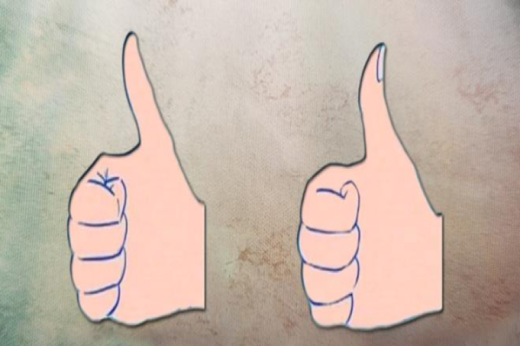  Baş barmağınızı   necə tutursunuz? - Şəxsiyyət testi