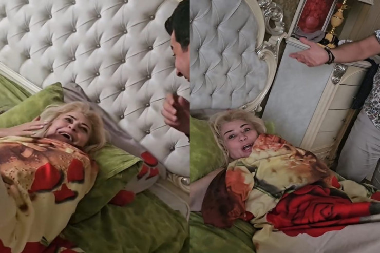 Mətanət İsgəndərlinin yataqdan görüntüsü yayıldı - VİDEO 