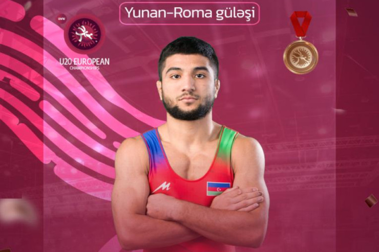 Azərbaycanlı güləşçi Avropa üçüncüsü  oldu