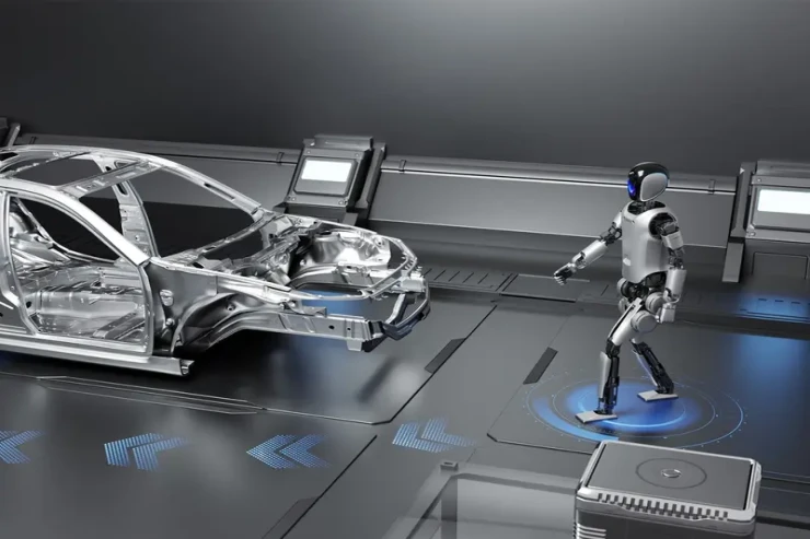 İnsanabənzər robotlarla  işləyən avtomobil zavodu qurulacaq -VİDEO 