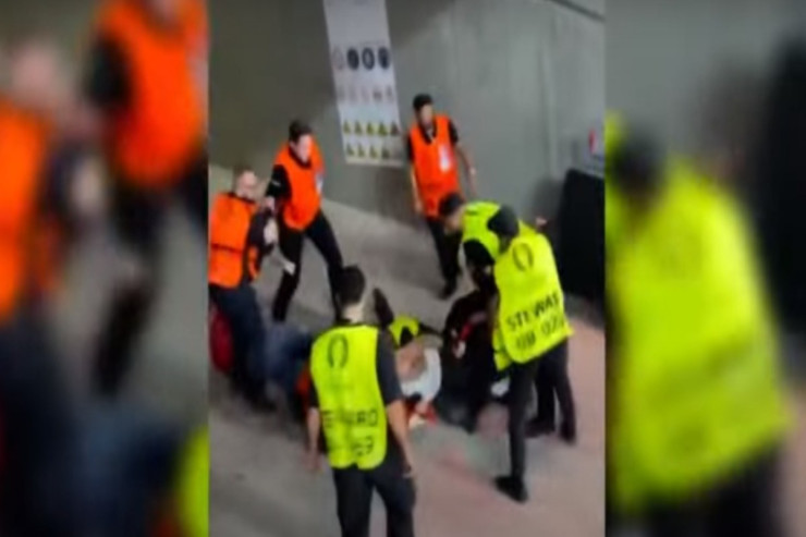 “Avro-2024”-də azarkeşlər döyüldü - VİDEO 