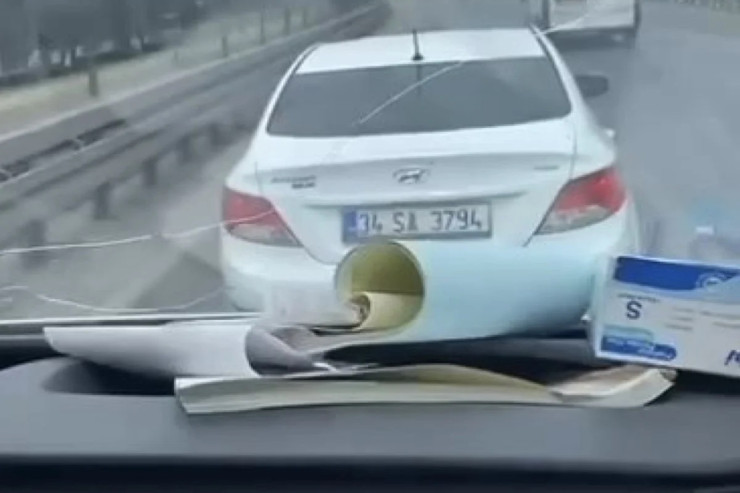 Təcili yardıma yol verməyən sürücü külli miqdarda  cərimələndi