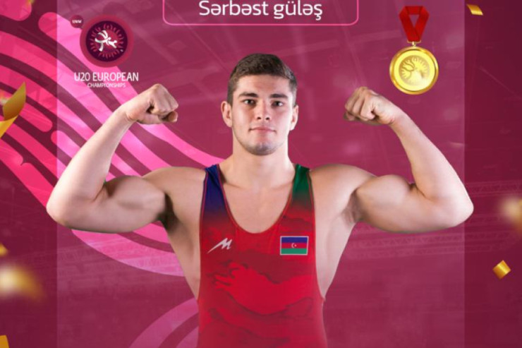 Azərbaycanlı güləşçi Avropa çempionu  oldu