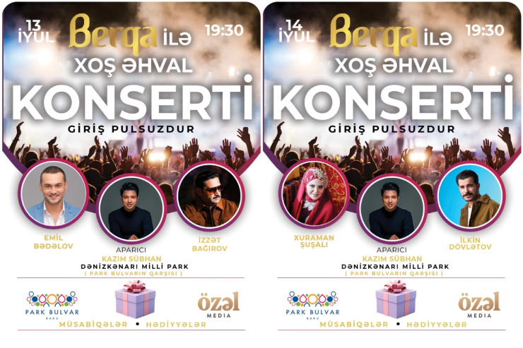 “Berqa” silsilə konsertləri ilə əhvalınızı xoş etməyə davam edir