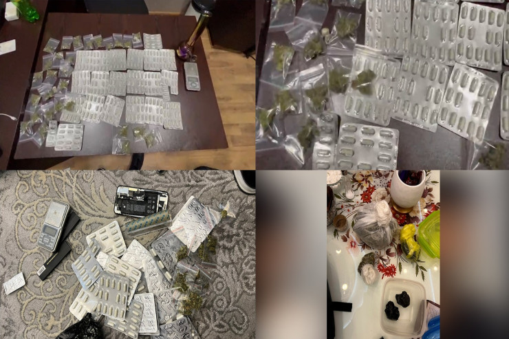 Bakıda narkotik paylayan motokuryer  tutuldu