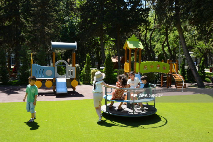 Prezidentin açılışını etdiyi parkdan FOTOREPORTAJ  