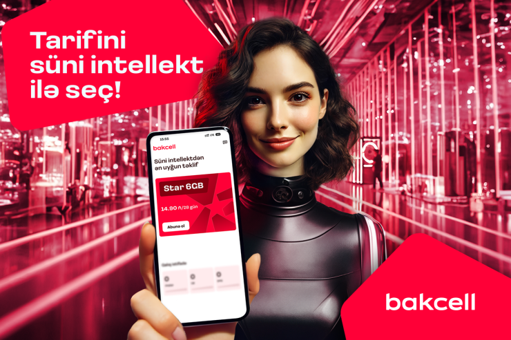 "Bakcell" tətbiqində süni intellekt dəstəkli “Tarif Məsləhətçisi”ni təqdim etdi