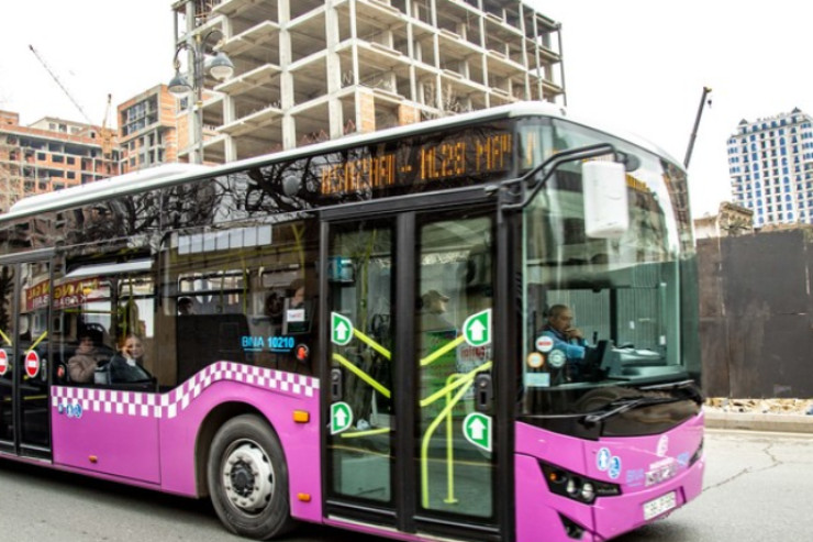 Bakıda üç marşrut avtobusunun hərəkəti dəyişdirilir 