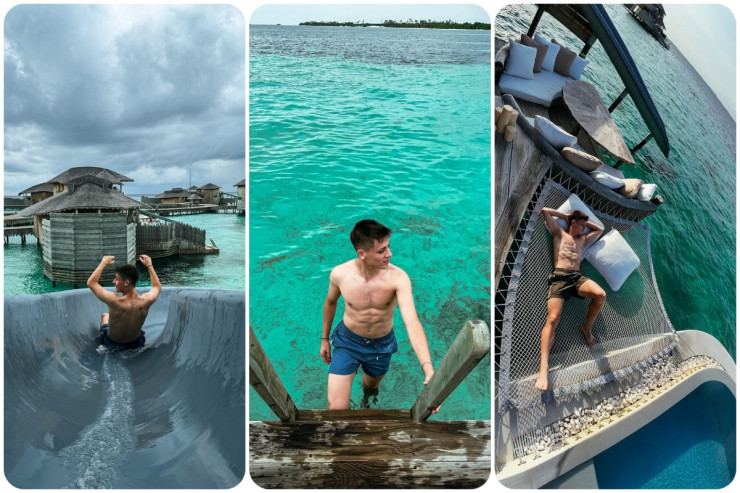 Arda Gülərin ​​Maldiv adalarında DƏNİZ KEFİ  -FOTOLENT 