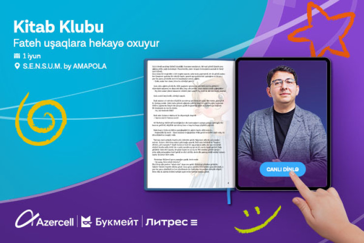 "Azercell" Uşaqların Beynəlxalq Müdafiəsi Günündə “Kitab Klubu” layihəsinə başladı