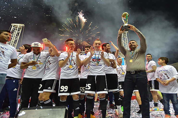 "Qarabağ" kuboku qaldırdı -VİDEO 