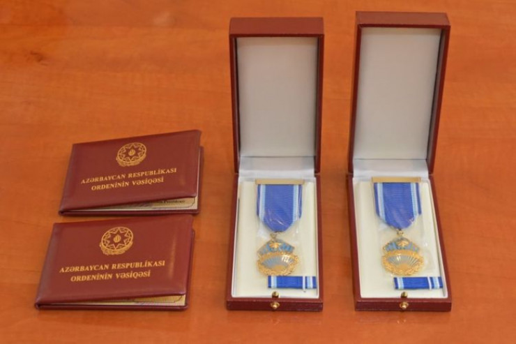 Prezident ona "Şöhrət" ordeni  verdi